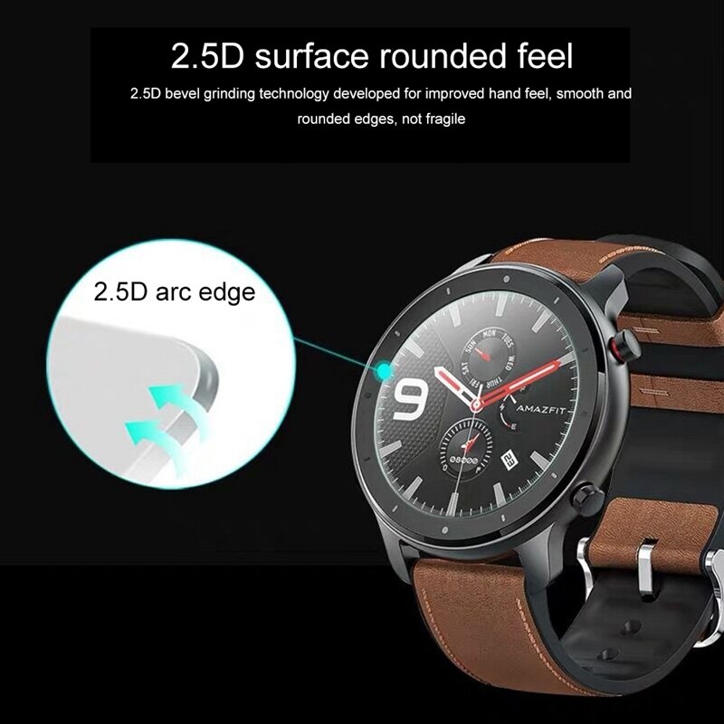 AMAZFIT XIAOMI Kính Cường Lực Bảo Vệ Màn Hình Cho Đồng Hồ Amazfit Gtr 47 Xiaomi Amazfit Gtr 47mm 42mm