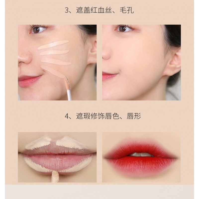 [Hàng mới về] Kem che khuyết điểm che phủ quầng thâm/ tàn nhang hiệu quả