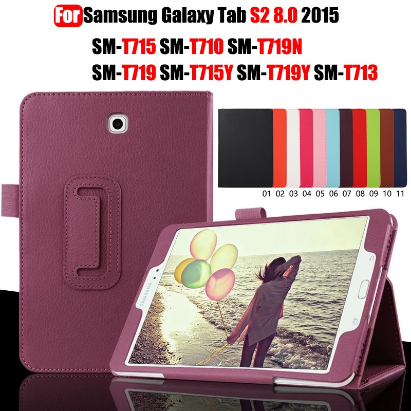 Ốp Lưng Da PU Cho Samsung Galaxy Tab S2 8.0" SM-T710 SM-T715 SM-T719N SM-T719 SM-T715Y SM-T719Y SM-T713