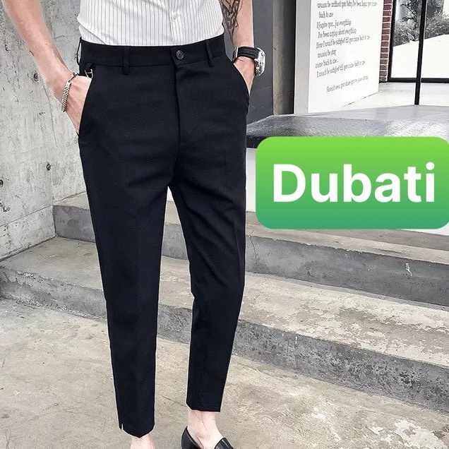 QUẦN NAM TÂY ÂU CÔNG SỞ ỐNG CÔN PHONG CÁCH NAM TÍNH ĐẲNG CẤP- DUBATI FASHION