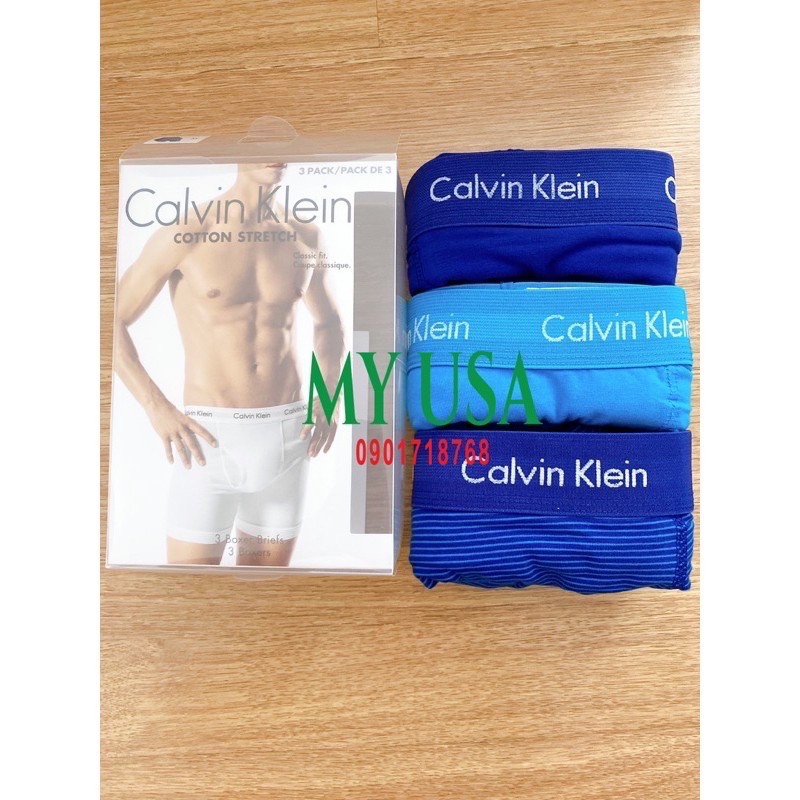 Quần lót CK từ Mỹ ❤️ Quần lót nam Calvin Klein Boxer Briefs Cotton Stretch