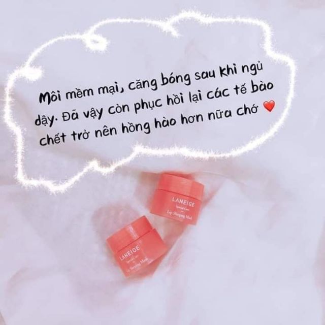 (FREESHIP) ❤ [CHÍNH HÃNG] Video🎬 Ủ môi căng mọng LANEIGE | BigBuy360 - bigbuy360.vn