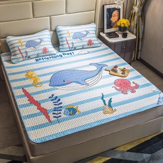 Thảm chiếu (ga, drap) điều hòa Tencel cao su non 5d