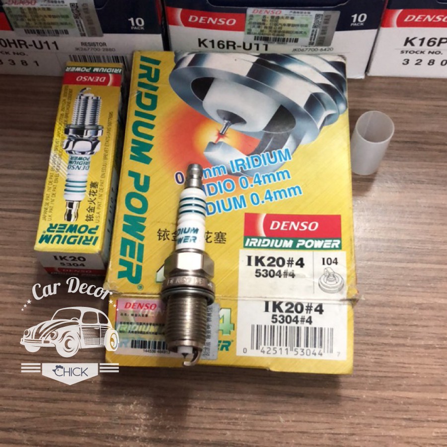 Bugi Denso Iridium dành cho xe Toyota Vios, Altis , Kia Morning MSP: IK20 ( bộ 4 chiếc )