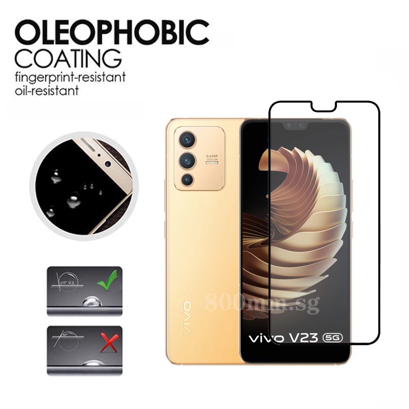 Ốp Điện Thoại Kính Cường Lực Cho Vivo V23 5G V21e V23e V21 Y76 5G Y15s Y15A Y33s Y12A Y12s Y72 5G X70 X60 Pro