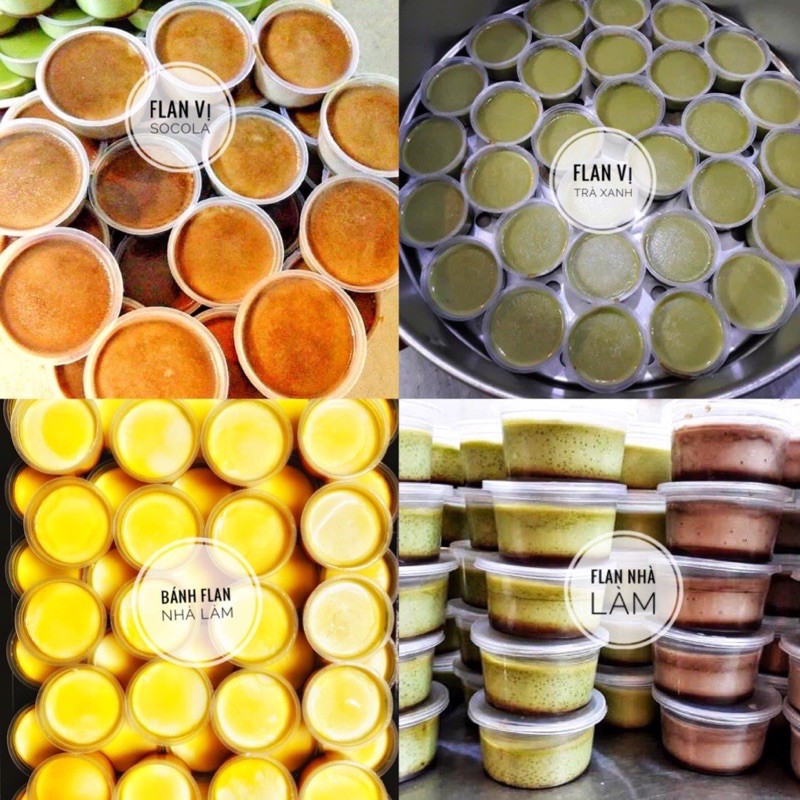 bÁnh Flan 3 vị thơm ngon ( Chỉ Giao trong TPHCM )