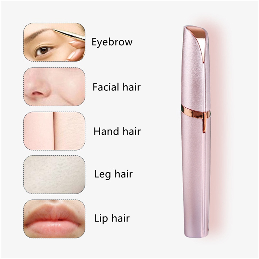 Bút tỉa lông mày-Máy tỉa lông mày làm đẹp cho chị em, sạc điện với lưỡi cạo 360 đa năng tạo kiểu chân mày A2 theo ý muốn