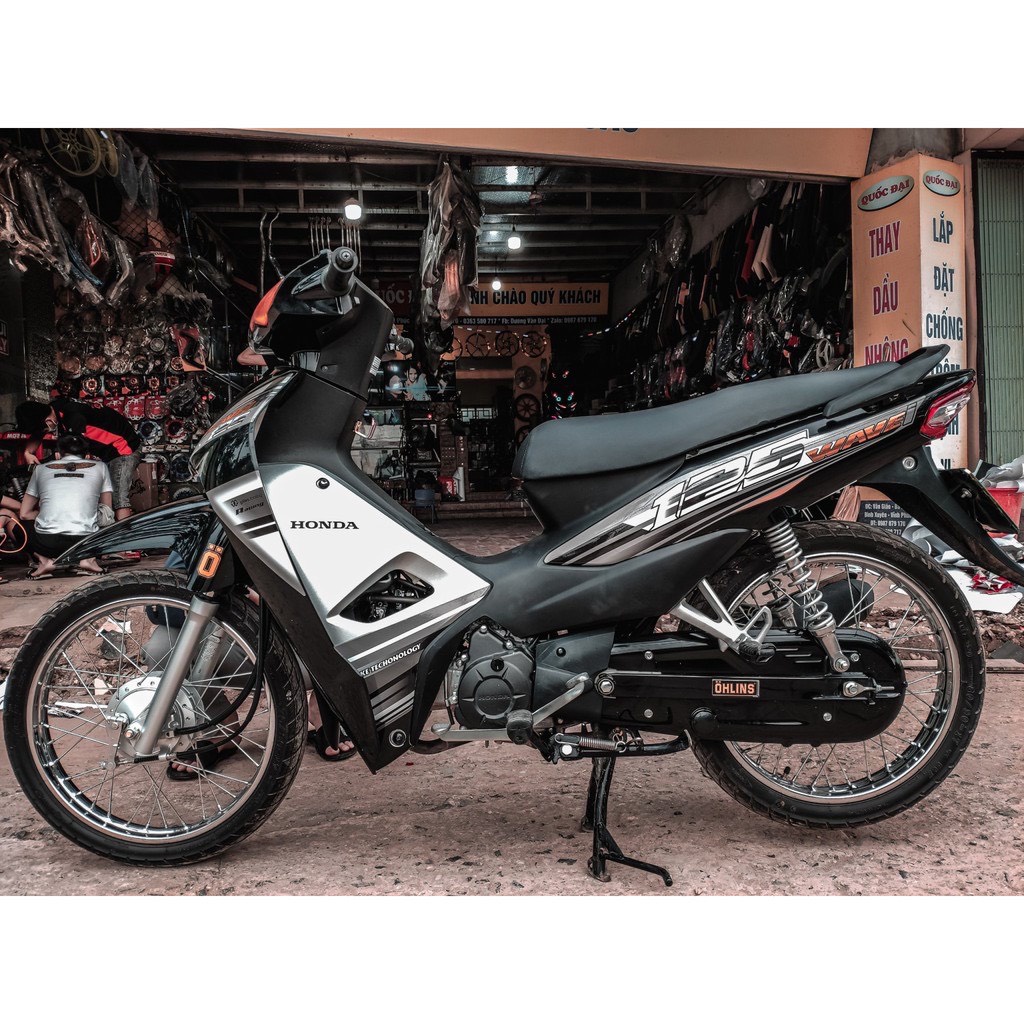 Tem rời Wave Alpha MẪU 125i phối màu ( Tem 3 lớp chống nước chống bay màu )