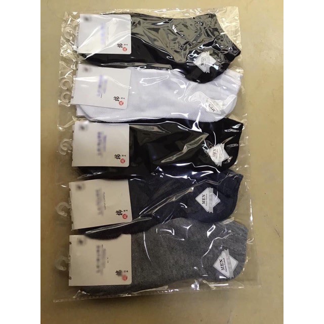 Combo 10 đôi tất vớ lưới nam thông hơi CỔ NGẮN