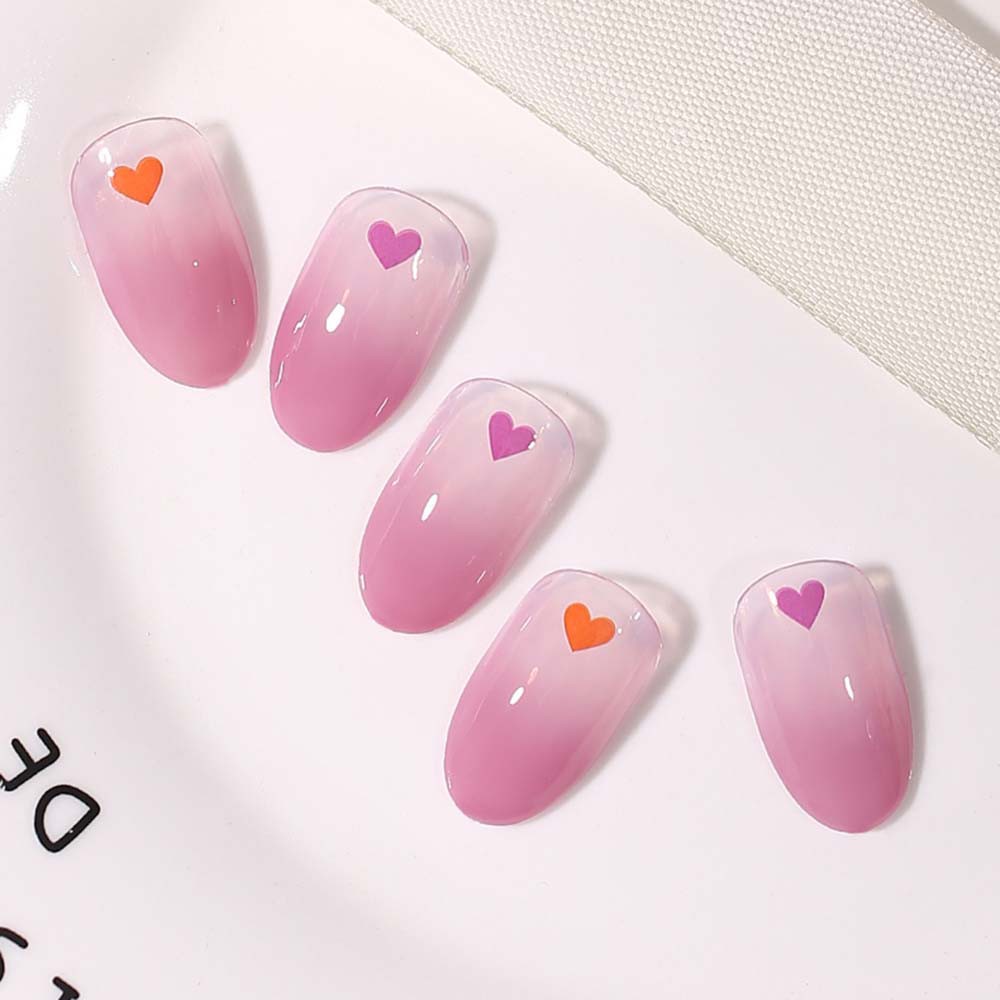 [Hàng mới về] Nhãn dán họa tiết trái tim 3D phong cách Nhật Bản dùng trang trí móng tay nghệ thuật