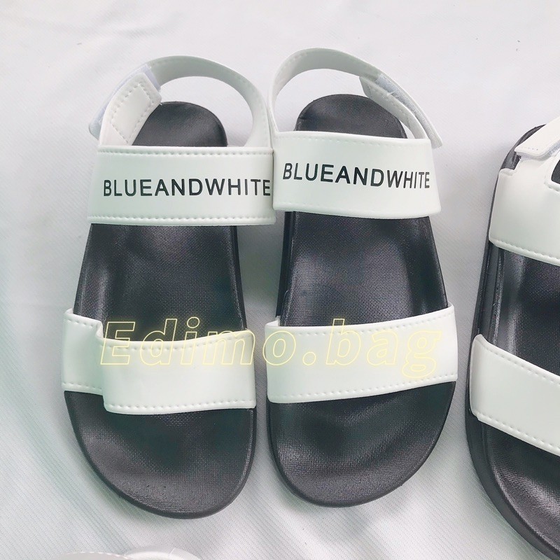 Giày sandal chữ BW xinh xắn đi học đi chơi ảnh thật shop chụp