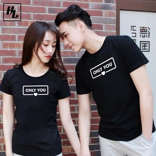 Áo thun Cặp Đôi Nam Nữ Couple - Only You 1