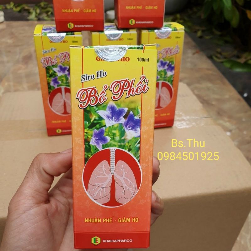 Siro Bổ Phổi chai 100ml hỗ trợ nhuận phế, giảm ho