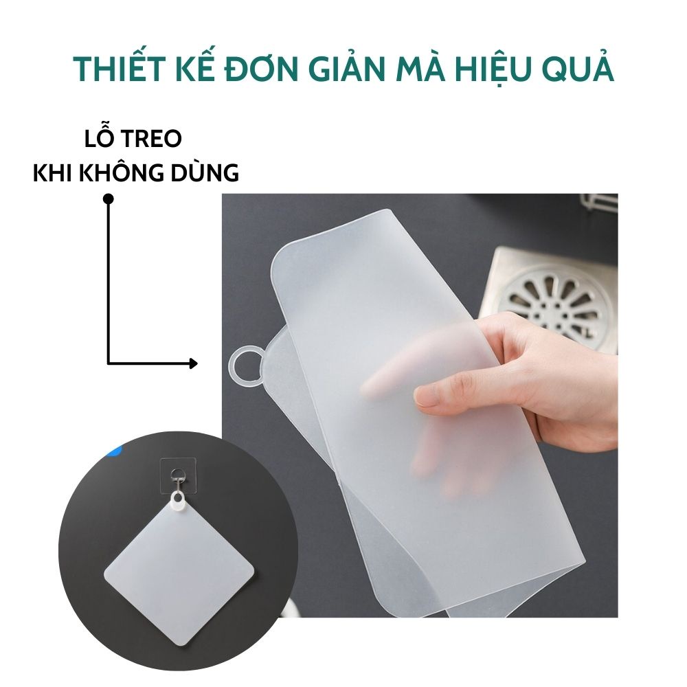 Miếng silicon khử mùi cống thoát nước, ngăn mùi hôi hoàn toàn, ngăn côn trùng bò từ dưới cống lên KT 20cm
