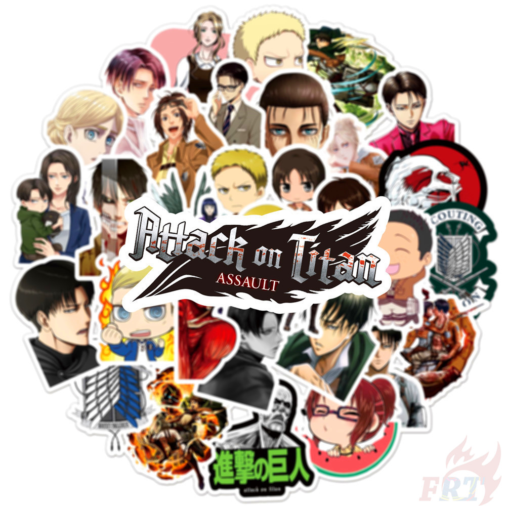 MIKASA Bộ 50 Hình Dán Phim Attack On Titan Series 06