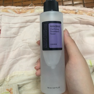 Toner làm sạch da, tẩy da chết hoá học aha/bha của cosrx