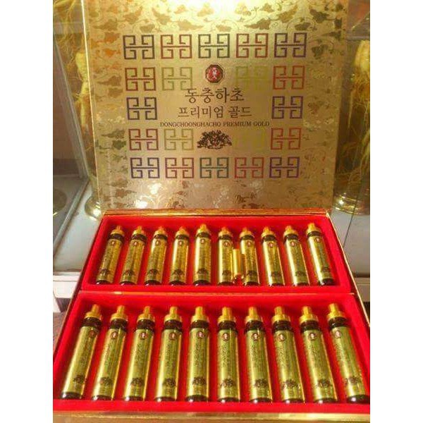 Đông Trùng Hạ Thảo Tinh Chất Hàn Quốc, Hộp 20 Ống