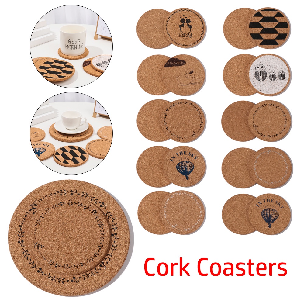 Giá Đỡ Cốc Uống Trà Bằng Gỗ Chịu Nhiệt Chống Trượt Tiện Dụng Cho Nhà Bếp