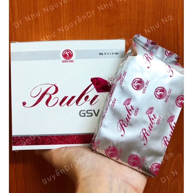 (60v) Rubi Gsv đẹp da sáng da giảm mụn giảm dầu