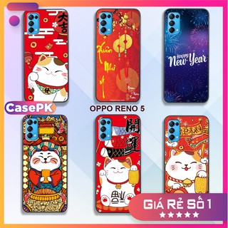 [ RẺ VÔ ĐỊCH ] Ốp lưng Oppo Reno 5 in hình mèo thần tài mang lại bình an và may mắn.