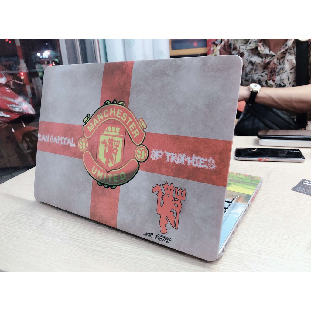 Decal Skin dán Laptop mẫu Manchester United