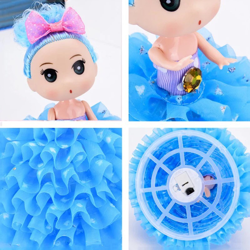 BÚP BÊ CHIBI - Đèn phát sáng nhấp nháy - Chạy bằng pin - Đồ chơi bé gái - Đồ chơi ngoài trời