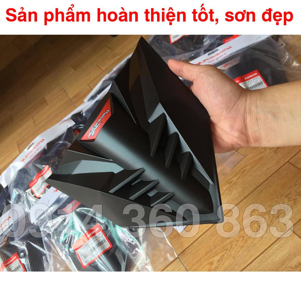 Ốp mặt nạ trước đầu đèn Winner X (ốp xương cá)