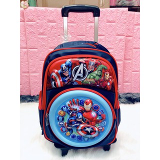 Balo kéo cho bé trai , bé gái 30x40cm đủ hình Người nhện , Elsa , Unicorn , ....