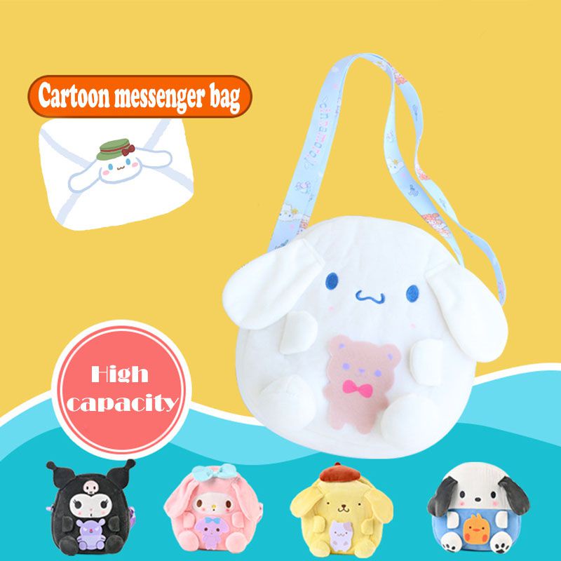 SANRIO Dễ Thương Túi Đeo Chéo Hình Mèo Hello kitty Xinh Xắn