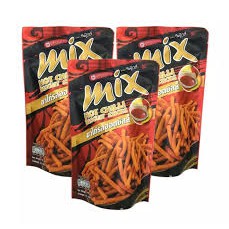 (Sỉ) 1 Thùng 48 gói Bim que Mix Hot Chilli Thái 60g