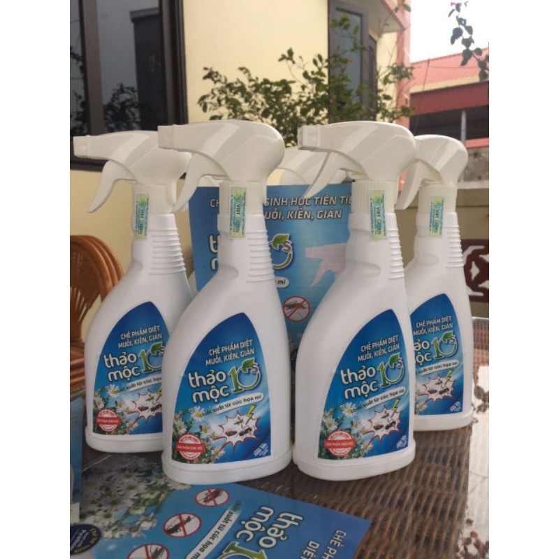 Xịt thảo mộc tiêu diệt và xua đuổi côn trùng - 10s ( HÀNG CHÍNH HÃNG)