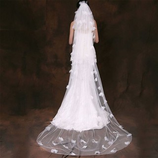 Voan Cô Dâu 3 Lớp Cao Cấp 200K Số 1 Đính Hoa Cài Tóc Trong Lễ Cưới Hoặc Chụp Ảnh