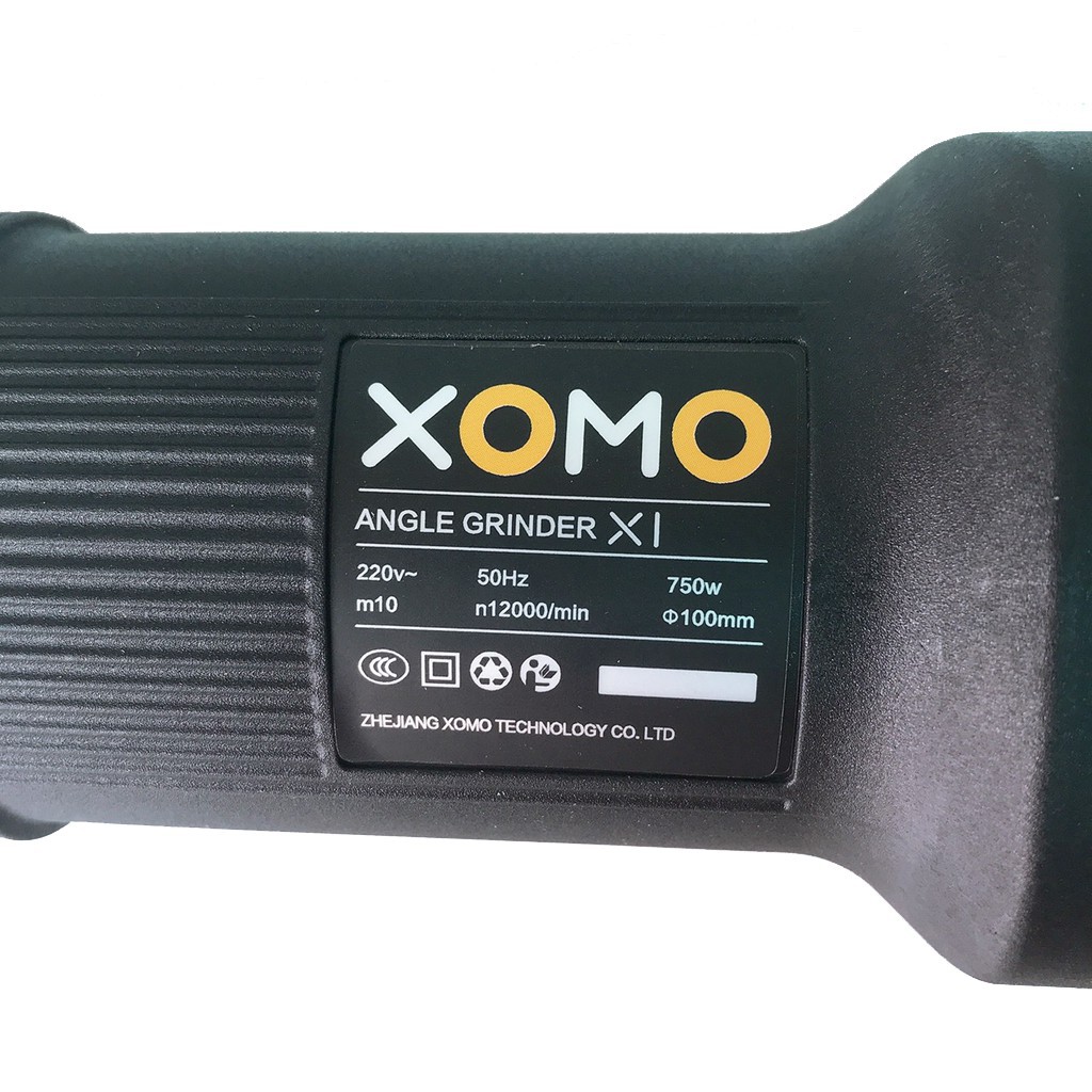 [NHẬP KHẨU] Máy mài XOMO, 100% dây đồng, 750W, công tắc đuôi, có chế độ hãm tốc [CAM KẾT CHÍNH HÃNG]