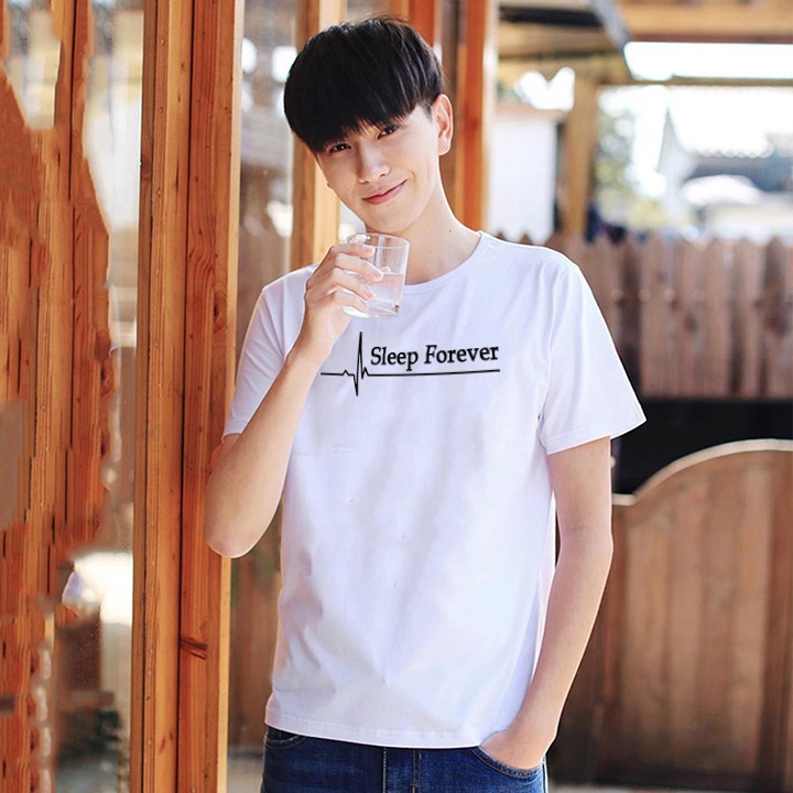 Áo thun in chữ SLEEP FOREVER thời trang TaLaMia mã S118