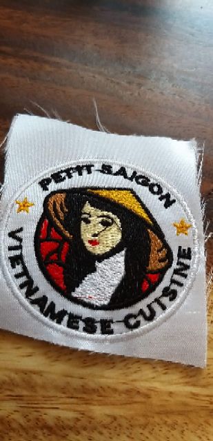 Thêu logo vi tính - Thêu phù hiệu học sinh theo yêu cầu