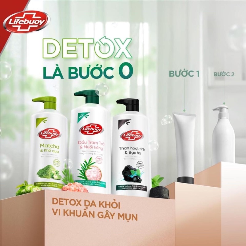 Sữa tắm lifebouy lifebuoy 200ml hàng tách sét quà tặng