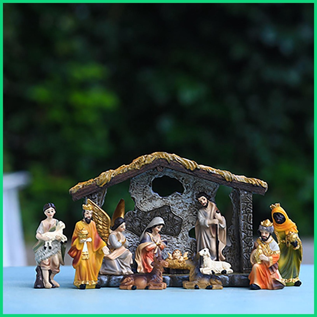 Mô Hình Tượng Chúa Jesus Bằng Resin Tự Nhiên Dùng Trang Trí Giáng Sinh