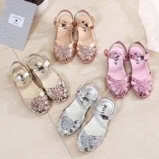 Giày búp bê nhựa hình elsa cho bé gái