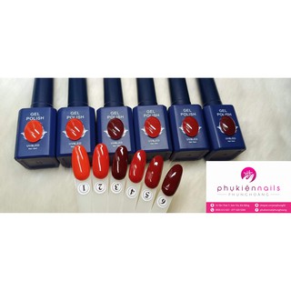 Sơn Gel Hiệu Gel Polish RuBy Sơn Bóng, Dẻo và Bền (Lẻ 1 Chai 18ml)