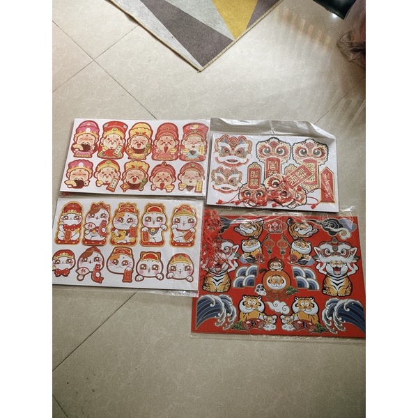 Tag treo trang trí bình đông đào năm mới-trang trí bình hoa