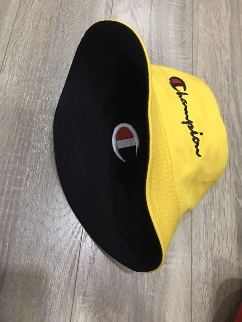 NÓN BUCKET 2 mặt - Championn - logo