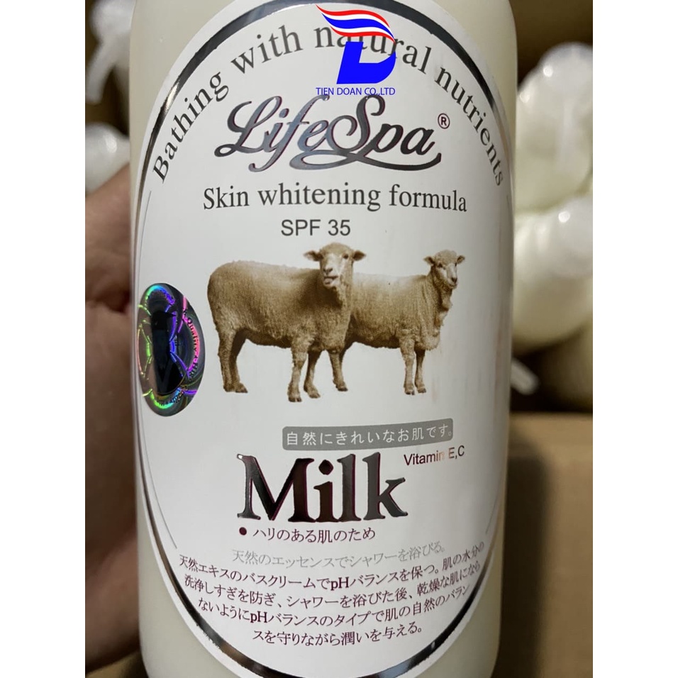 Sữa tắm cừu LIFE SPA ⚡ HÀNG NHẬP KHẨU ⚡ Nhật Bản 500ml
