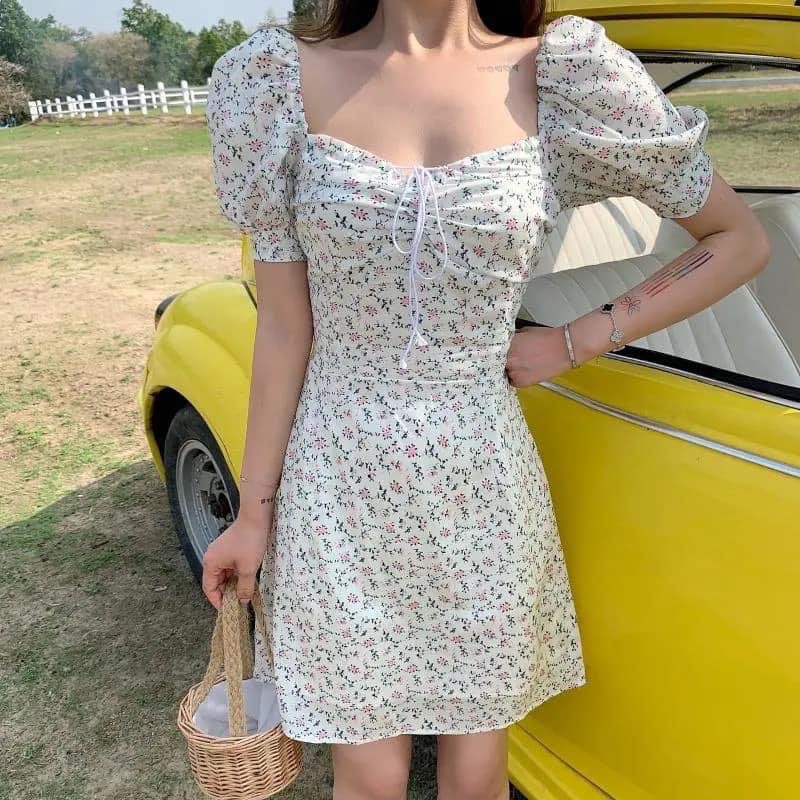 Váy hoa nhí body sang chảnh quyến rũ hàng có sẵn | BigBuy360 - bigbuy360.vn