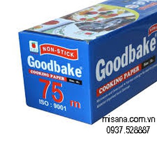 Giấy nến dùng lót nướng bánh Goodbake - KT : 30cm x 75m; 45 x75m; 45x100m