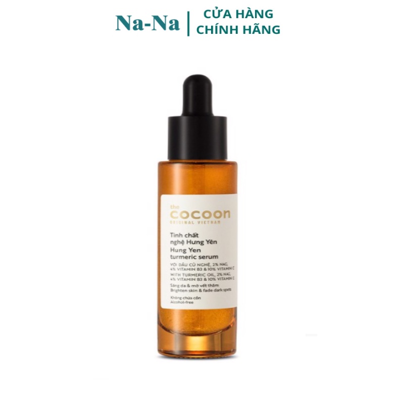 Tinh chất, serum nghệ Hưng Yên Cocoon 30ml giúp sáng da, mờ thâm mụn thành phần tự nhiên lành tính