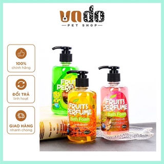 Sữa tắm nước hoa hương trái cây cho mèo Fruits Perfume 250ml_Sữa tắm tinh chất trái cây cho mèo