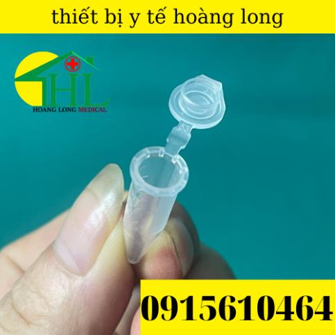 [ Combo 100 ] Ống Lưu Huyết Thanh - Ống Đựng Huyết Thanh - Ống Ly Tâm EPPENDORF 0,5ml nắp bật