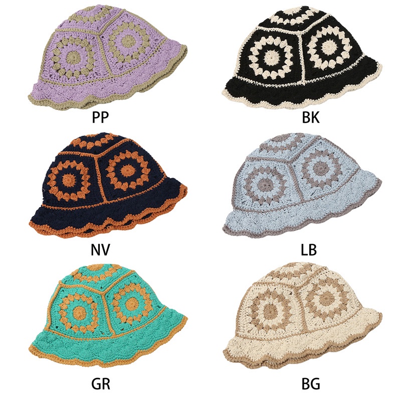 Nón vành đan len handmade thời trang dành cho nữ