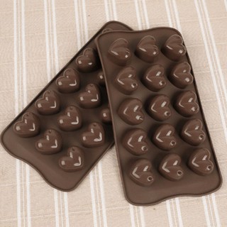 Khuôn socola silicon trái tim giọt nước