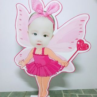 Hình chibi trang trí sinh nhật cho bé